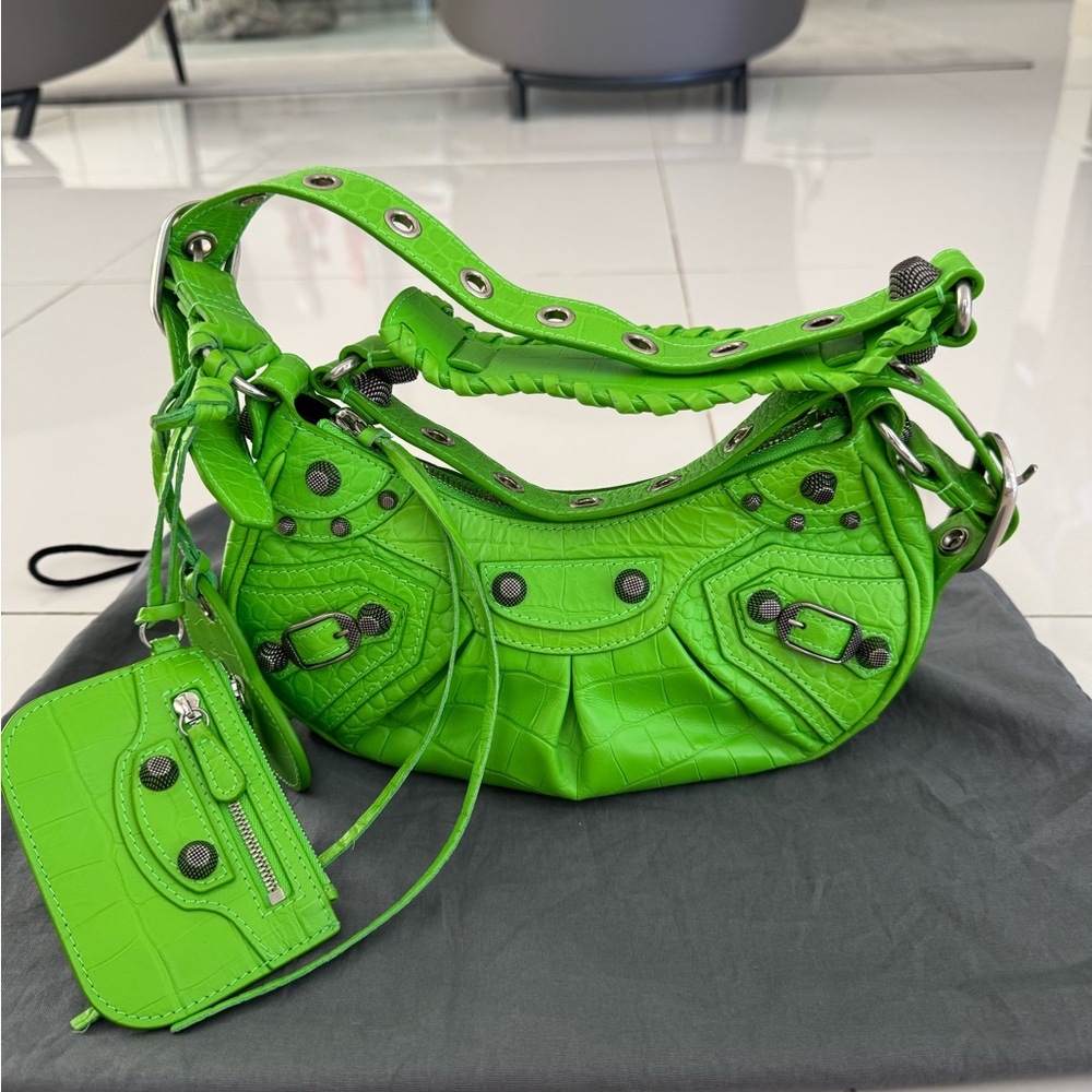 Balenciaga Le Cagole Extra Small Leather Shoulder Bag